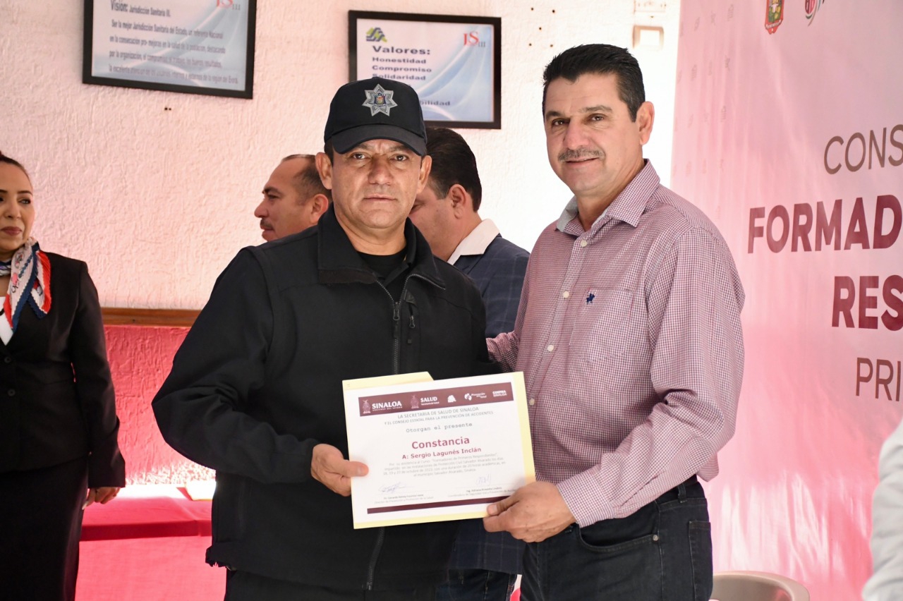 Agentes municipales culminan capacitación en primeros auxilios