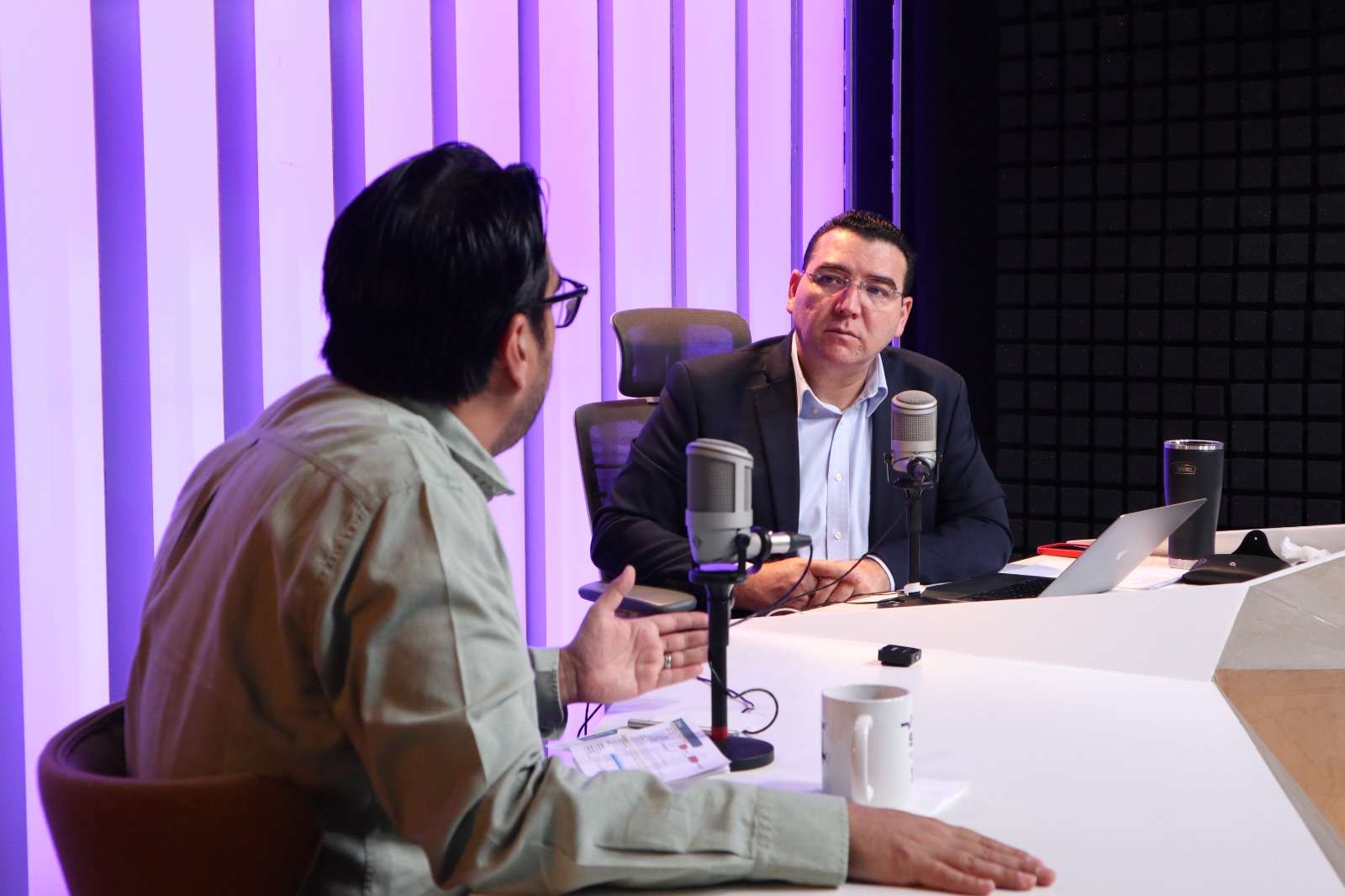 Alcalde de Culiacán Juan de Dios Gámez Mendivil en entrevista con Luis Alberto Díaz y Los Noticieristas