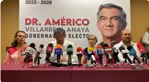 Américo Villarreal en conferencia de prensa (captura de pantalla)