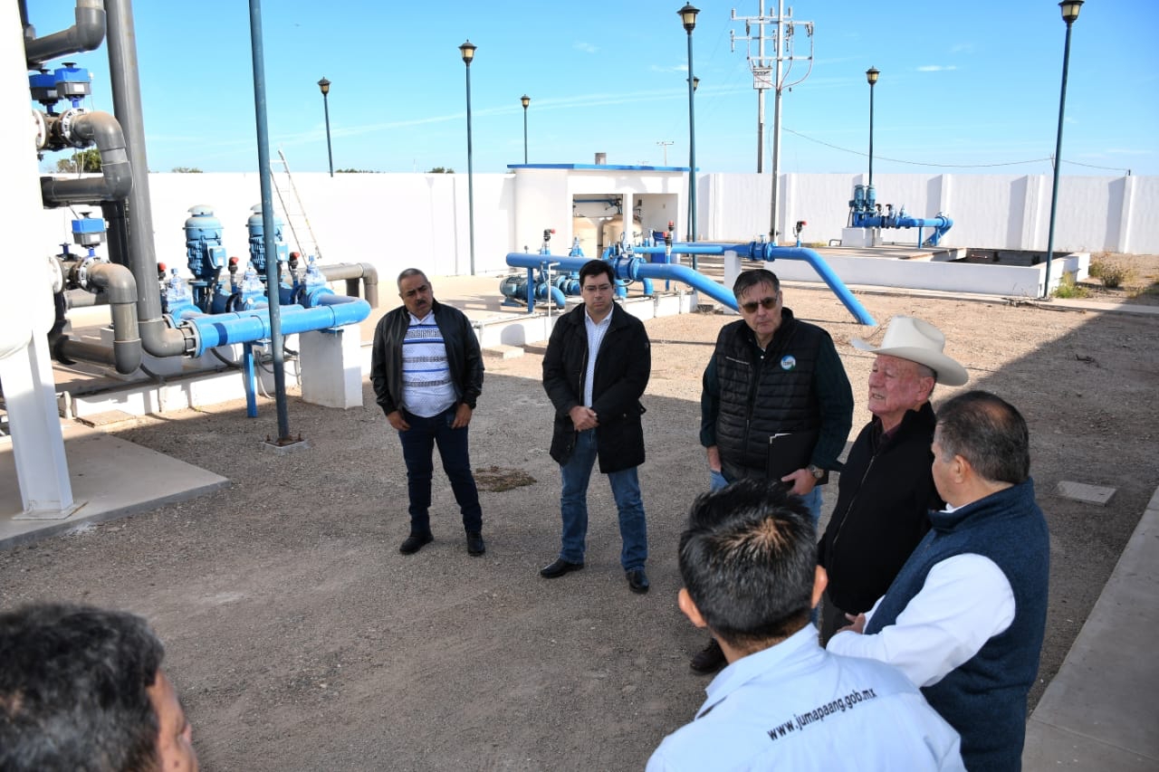 Analiza alcalde Miguel Ángel Angulo Acosta, poner a funcionar la planta potabilizadora de Alhuey, Angostura