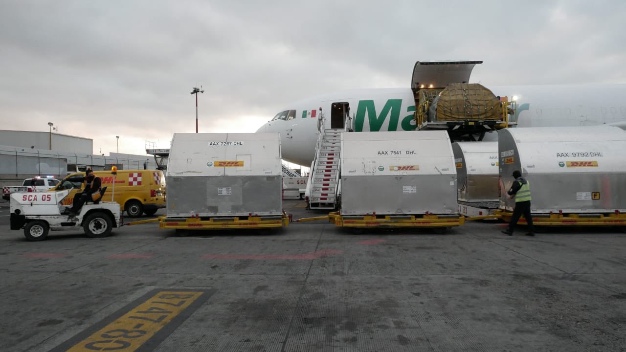 Arribo de 1.2 millones de vacunas pediátricas contra COVID. Foto: Cortesía