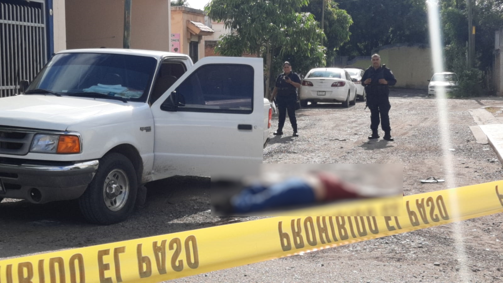 Asesinato en Villa Bonita, Culiacán. Foto: Miguel Urías