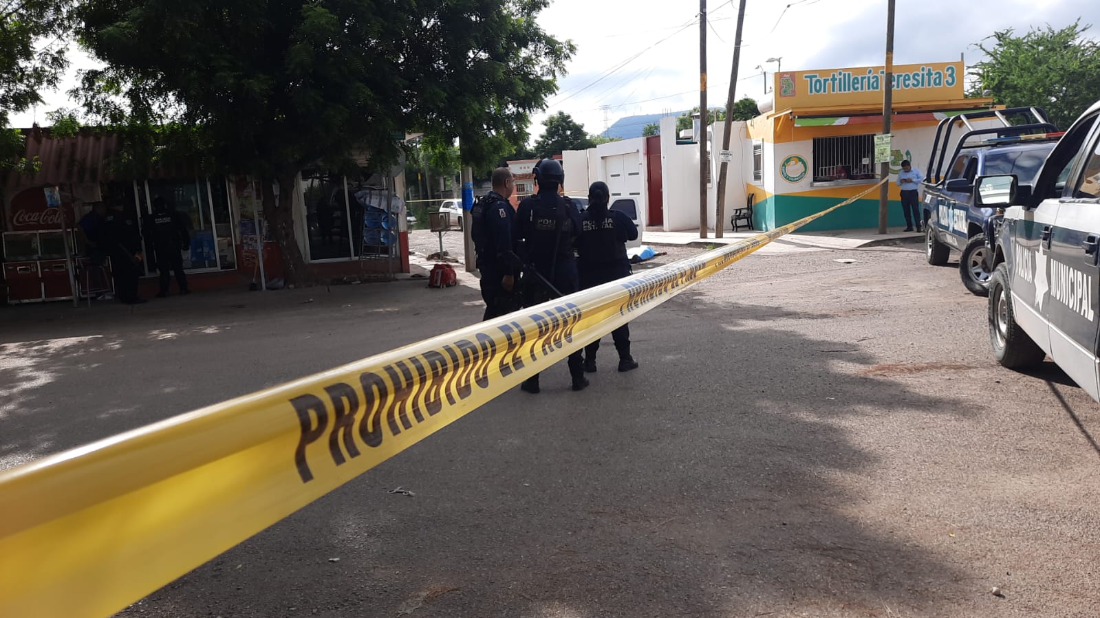 Asesinato en Villa Bonita, Culiacán. Foto: Miguel Urías