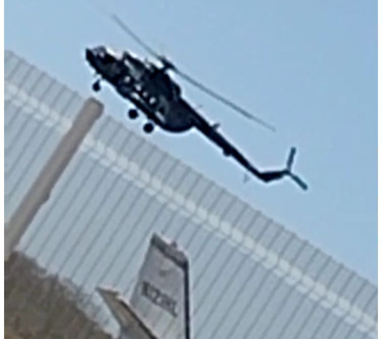 Cae helicóptero de la Marina en Mazatlán
