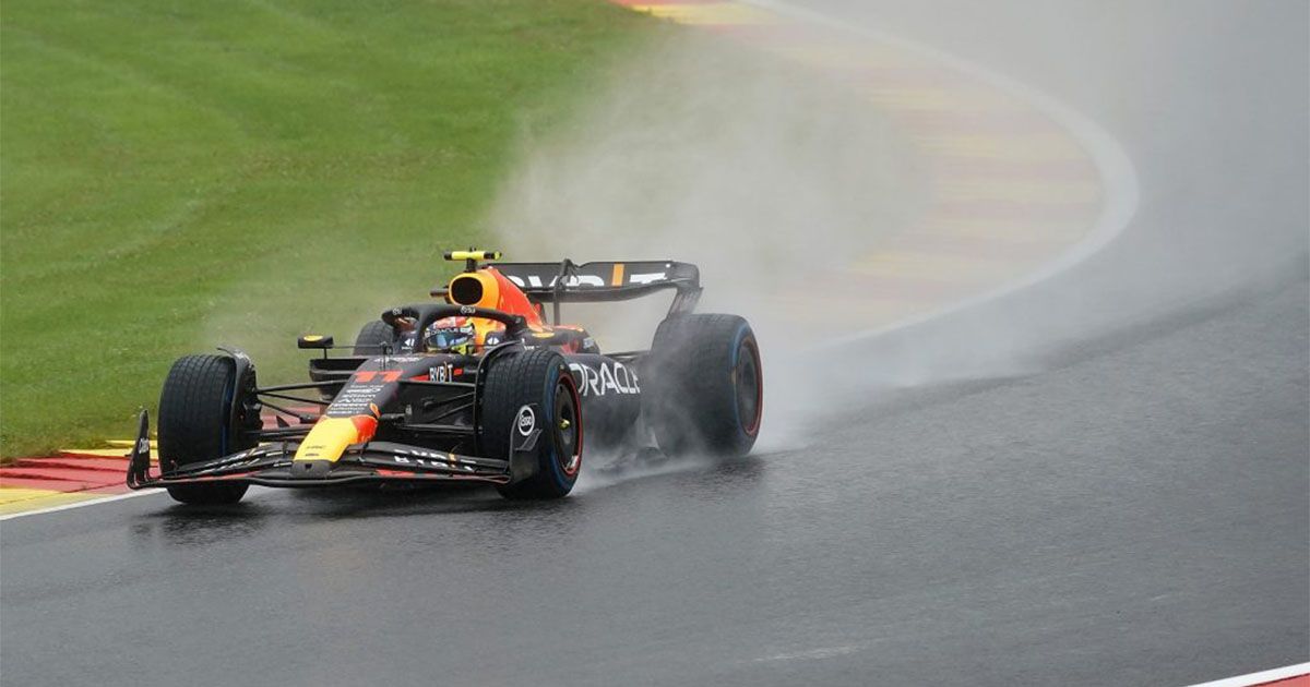 Checo Pérez fue quinto en las primeras pruebas del GP de Bélgica Checo Pérez fue quinto en las primeras pruebas del GP de Bélgica