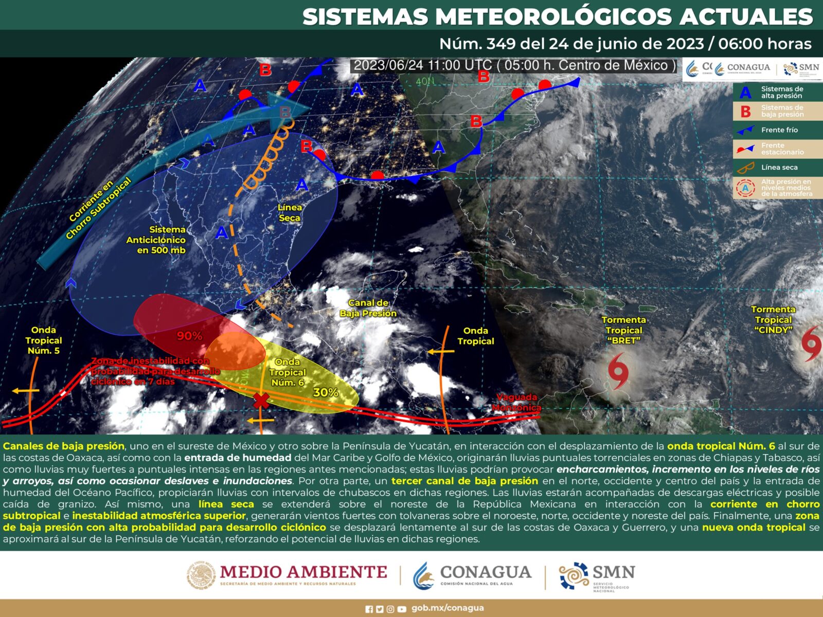Clima para este día de San Juan en Sinaloa (cortesía)