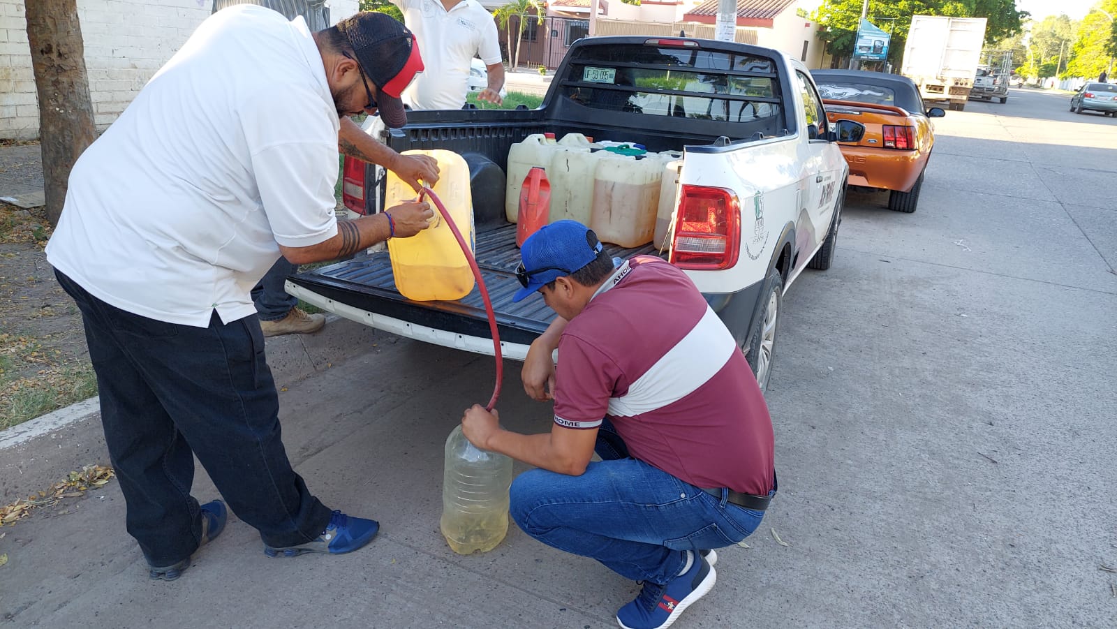 Combustible para Servicios Públicos de Ahome. Foto: Félix Sánchez