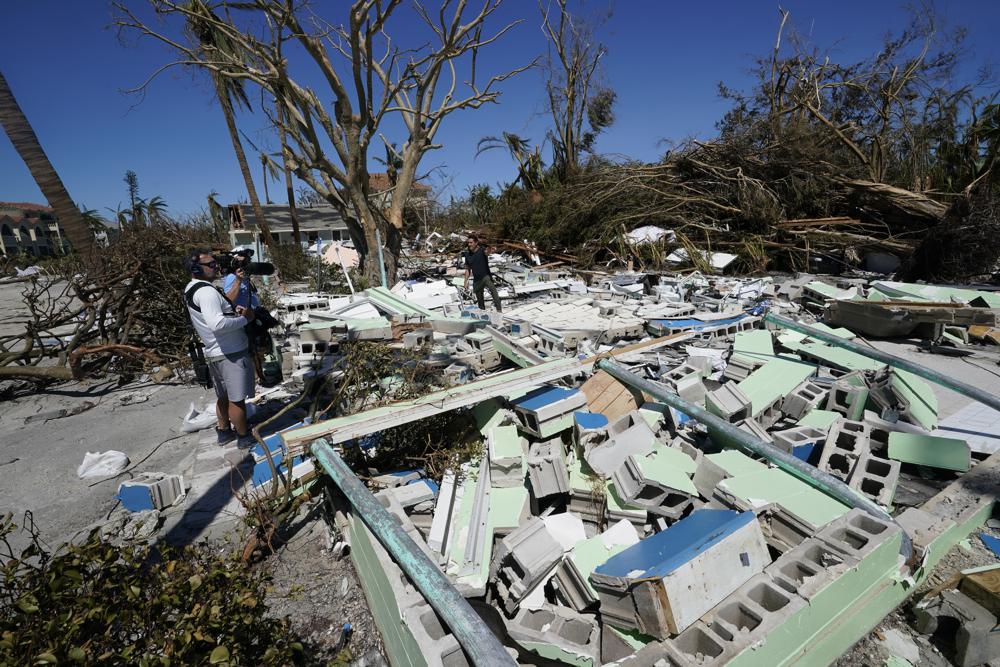 Devastación en Florida tras huracán 'Ian'. Foto: Cortesía