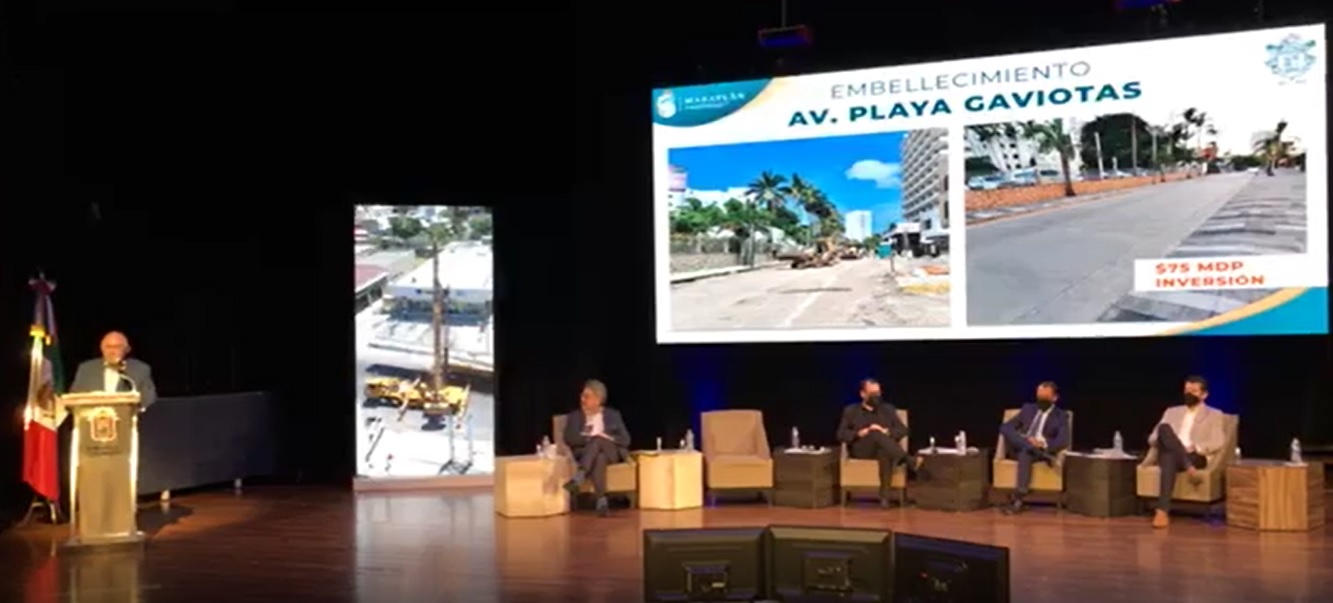El alcalde de Mazatlán presenta avances de la Agenda 2030. Captura de Pantalla
