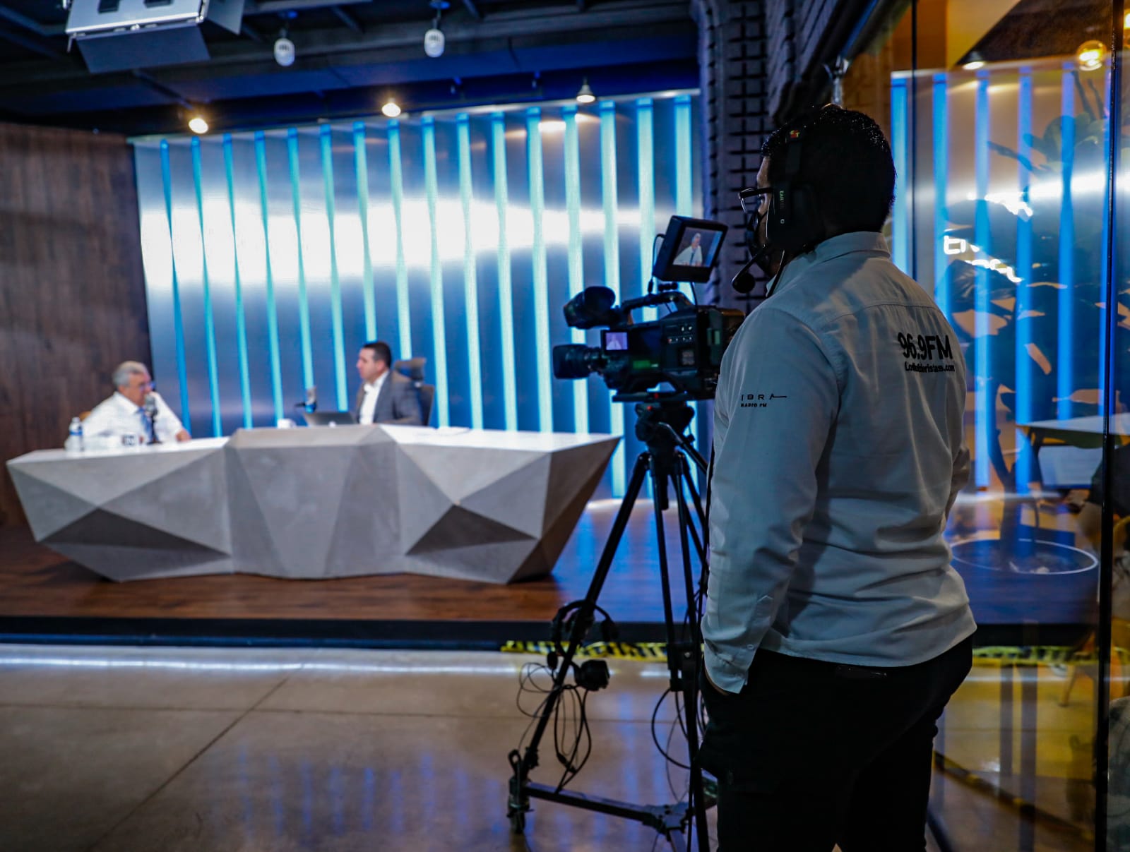 El gobernador de Sinaloa, Rubén Rocha Moya en entrevista con Luis Alberto Díaz en Los Noticieristas