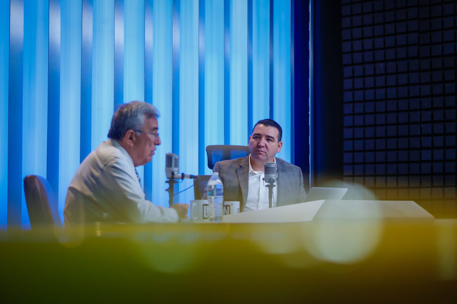 El gobernador de Sinaloa, Rubén Rocha Moya en entrevista con Luis Alberto Díaz en Los Noticieristas