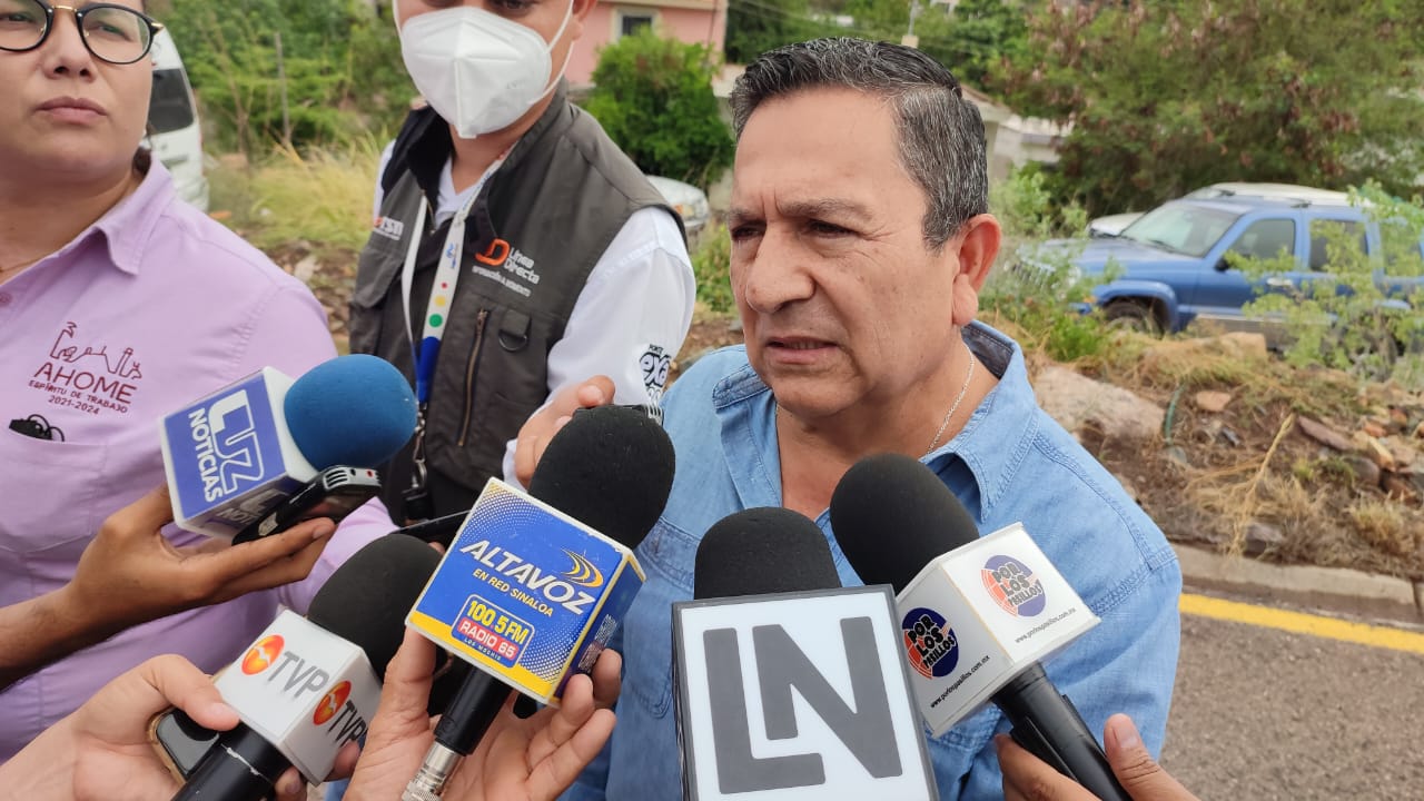 El secretario de Obras Publicas de Ahome, Jaime Romero (Félix Sánchez)