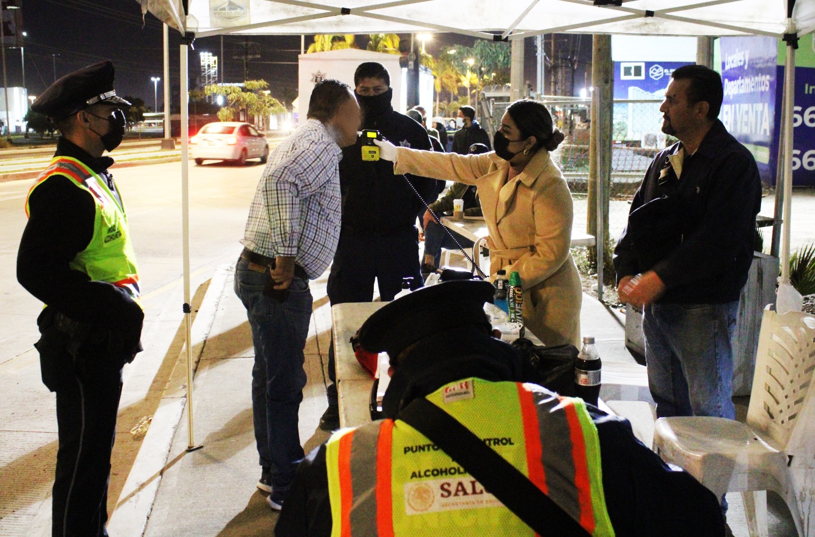 En Semana Santa, se sancionó a 144 conductores en el operativo de alcoholímetro en Mazatlán (cortesía)