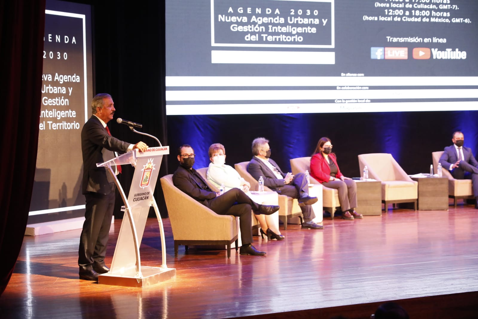 Estrada Ferreiro inaugura el foro En la Ruta a la Cumbre Internacional del Hábitat de América Latina y el Caribe 2022 (Foto, José Betanzos)