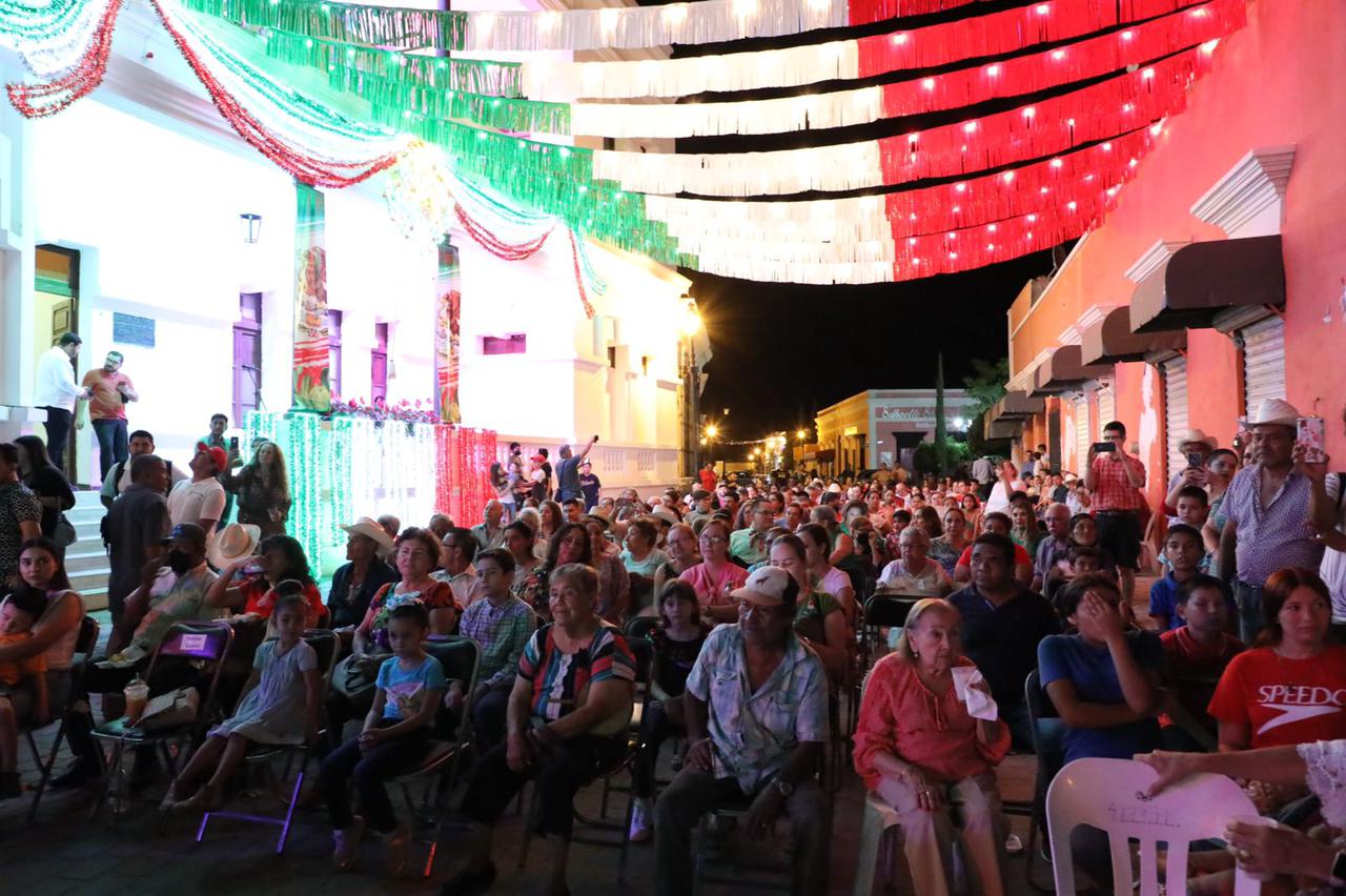 Evento de Independencia en Mocorito. Foto: Cortesía