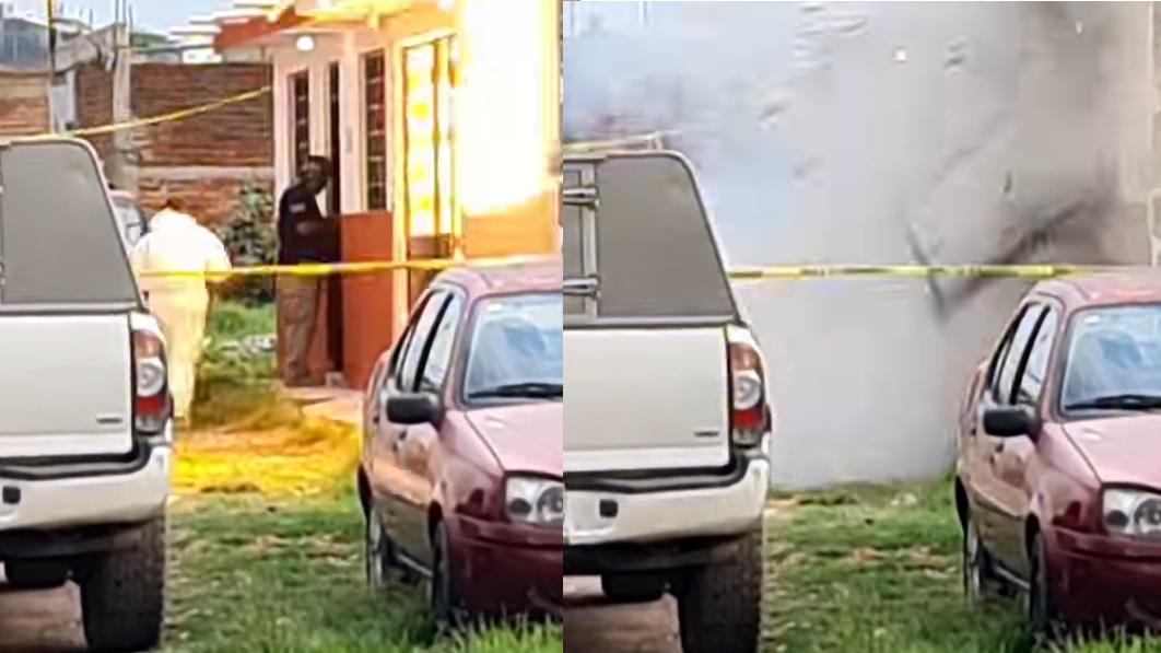 Explosión durante peritaje en Guanajuato. Captura de Pantalla