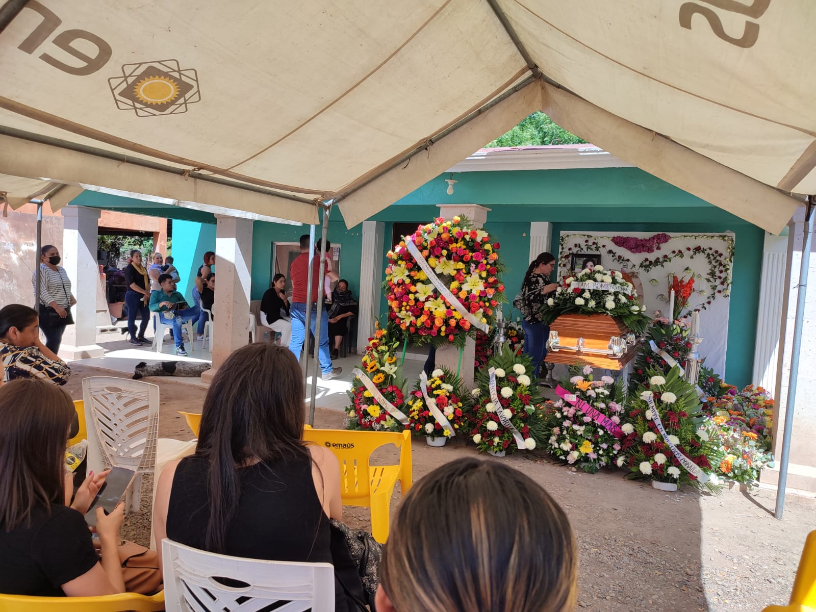 Funerales de Martha Angélica en Guasave. Foto: Ana Karen Rubio