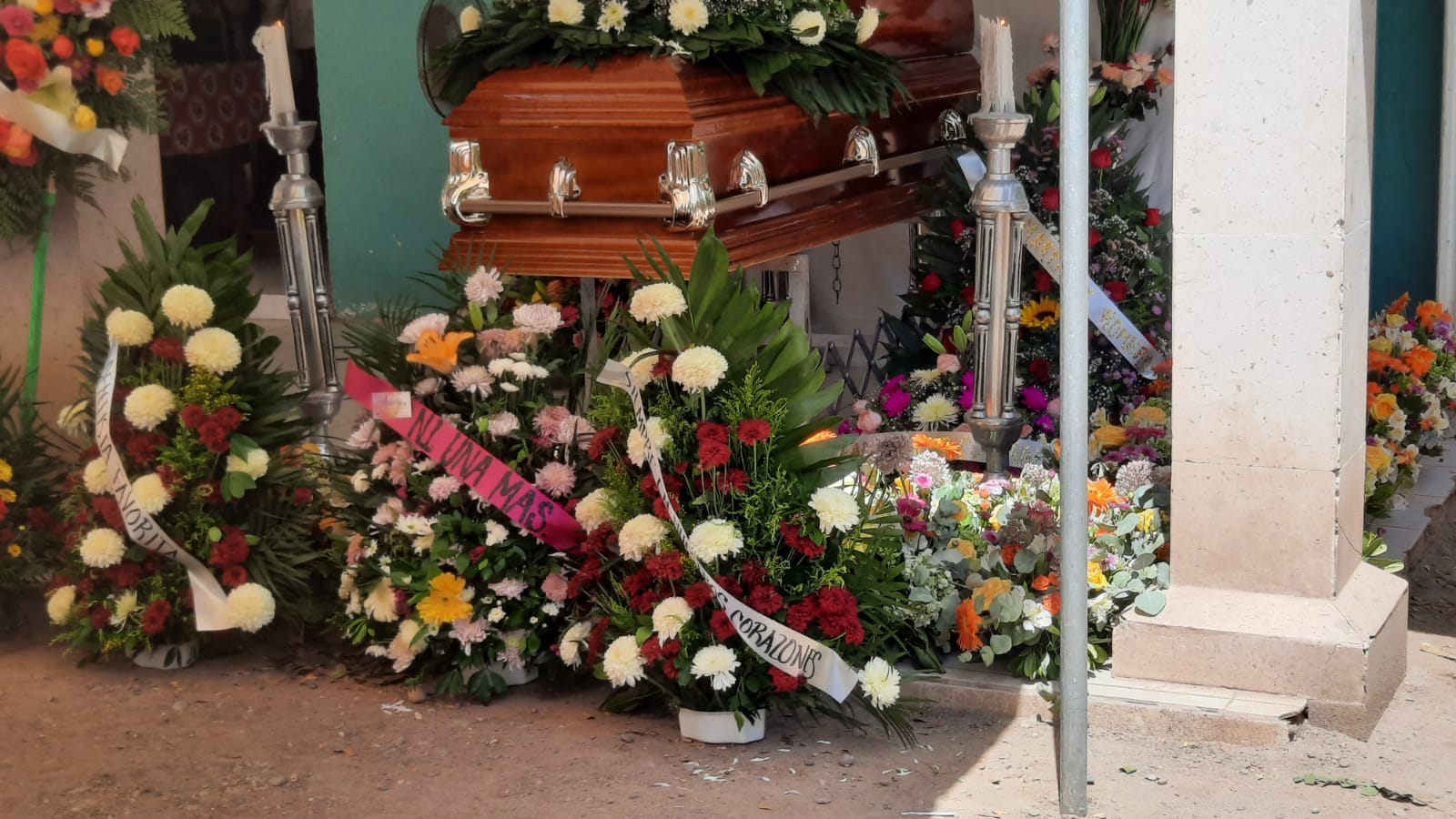 Funerales de Martha Angélica en Guasave. Foto: Mauricio Valenzuela