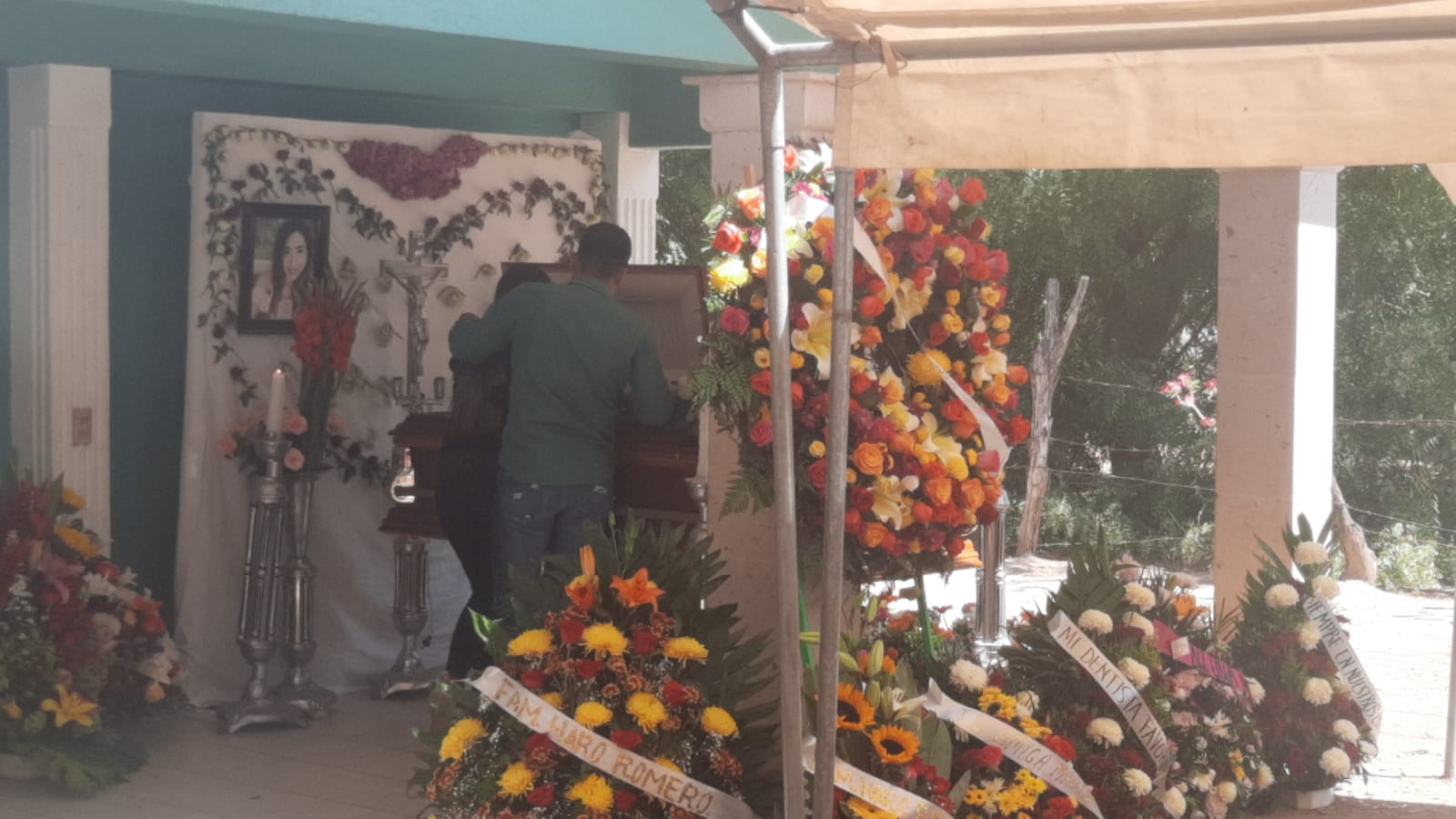 Funerales de Martha Angélica en Guasave. Foto: Mauricio Valenzuela