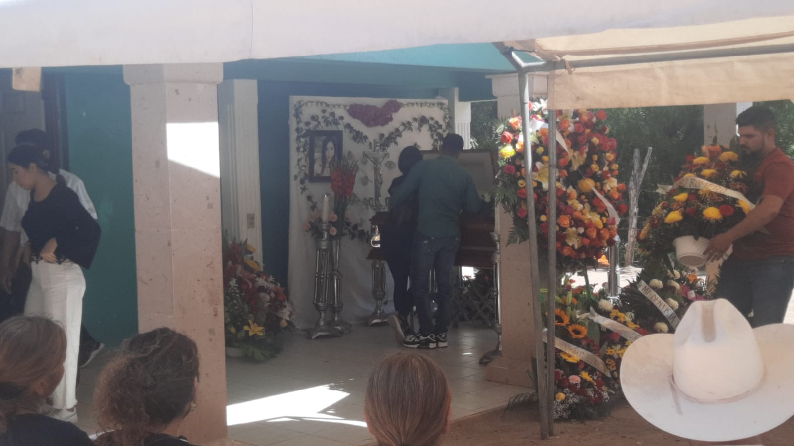 Funerales de Martha Angélica en Guasave. Foto: Mauricio Valenzuela