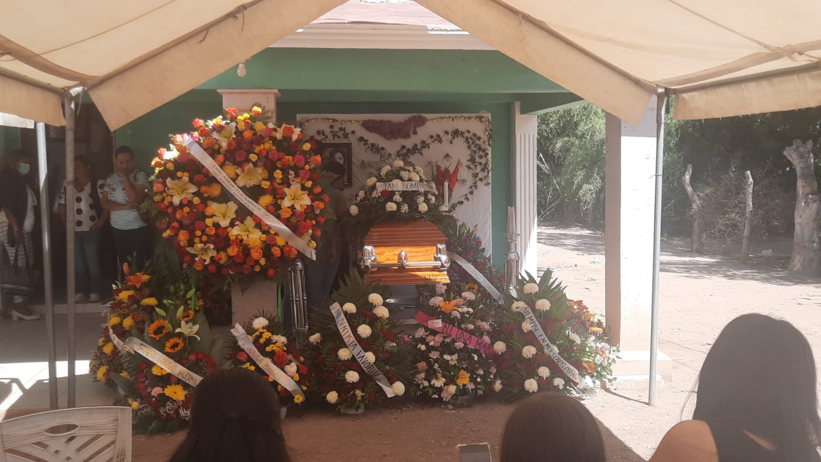 Funerales de Martha Angélica en Guasave. Foto: Mauricio Valenzuela