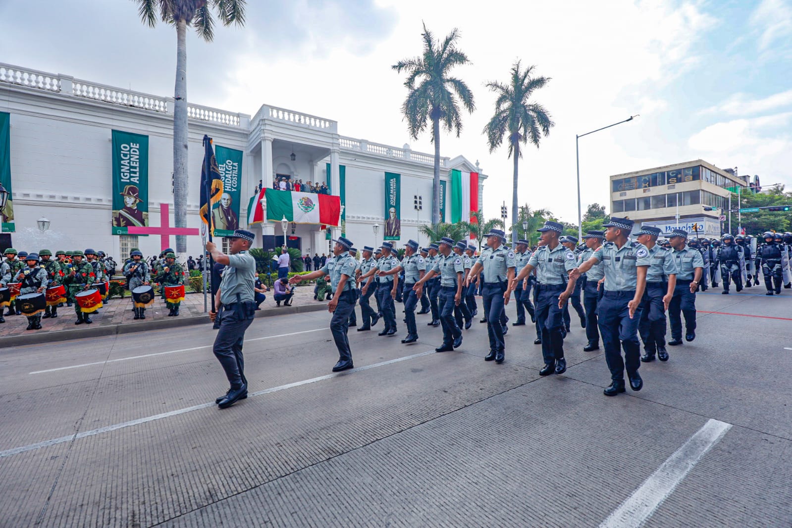 Gran desfile del Día de la Independencia en Culiacán. Foto: José Betanzos