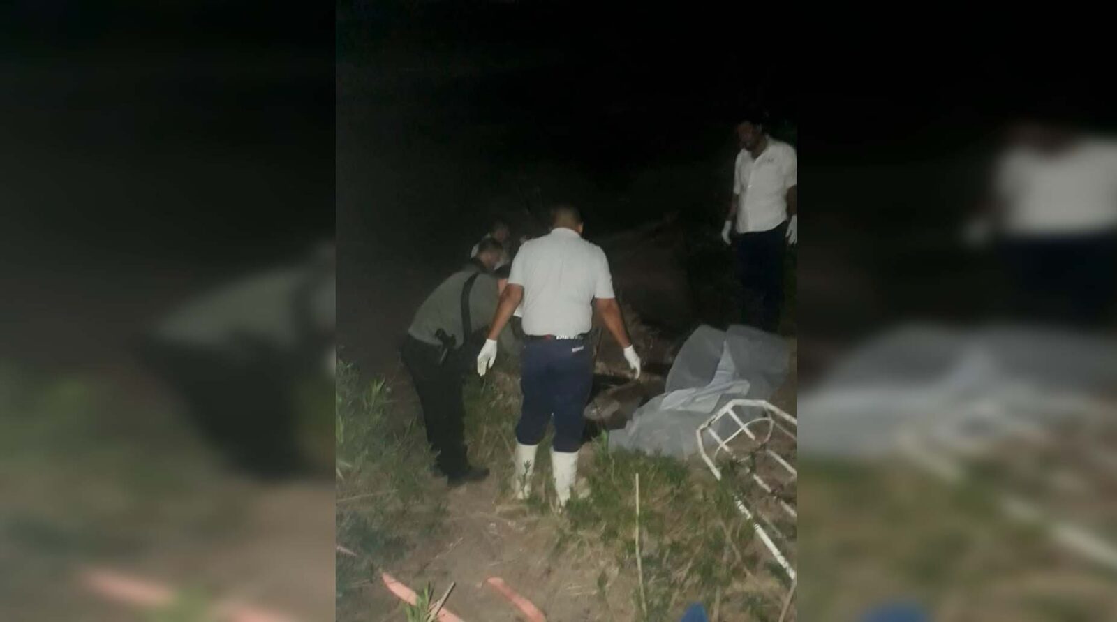 Hallazgo de cuerpo en el Río Sinaloa. Foto: Cortesía
