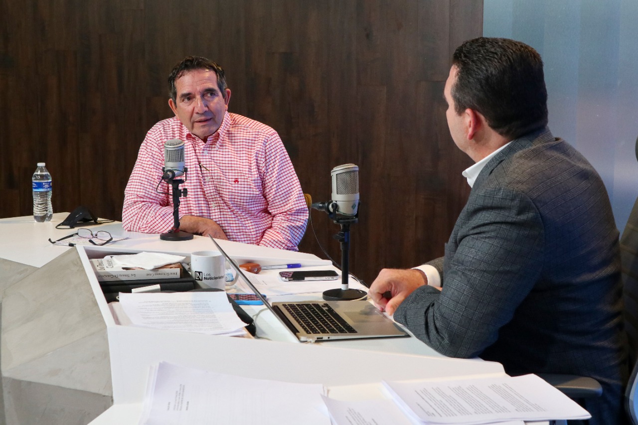 Héctor Melesio Cuen Ojeda en entrevista con Luis Alberto Diaz(Los Noticieristas)