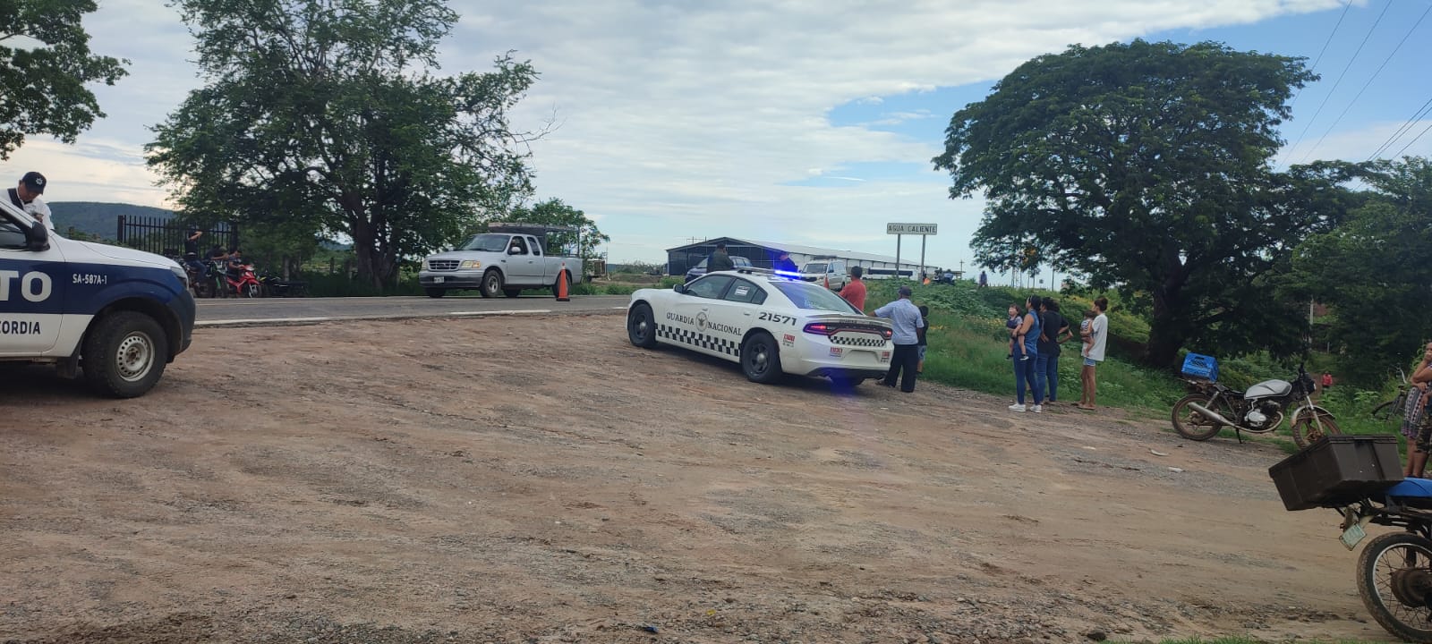 Hombre arrollado en Concordia. Foto: Luis Zatarain