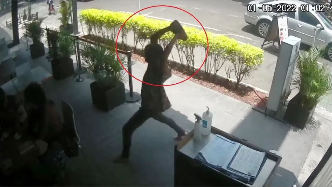 Hombre detenido por agredir a niño con una piedra. Captura de Pantalla