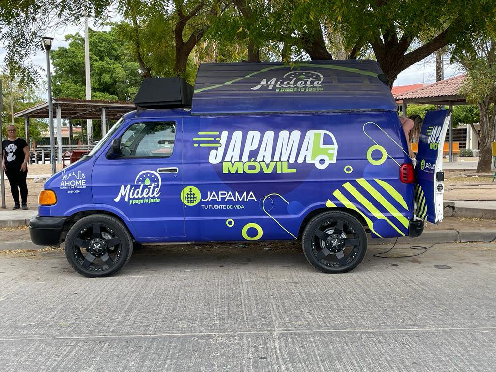 Innova Japama con unidad móvil de cobranza y tramites, estará yendo a colonias