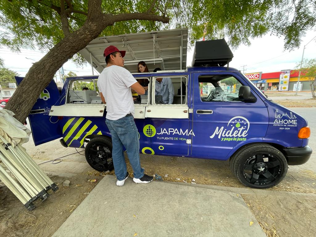 Innova Japama con unidad móvil de cobranza y tramites, estará yendo a colonias