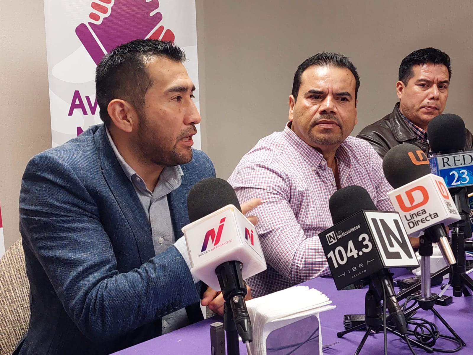 Integrantes de Avanzada Nacional. Foto: Dalia Martínez