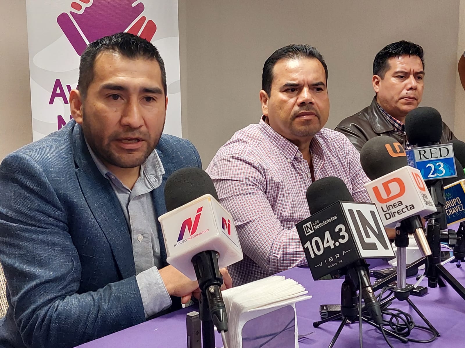 Integrantes de Avanzada Nacional. Foto: Dalia Martínez