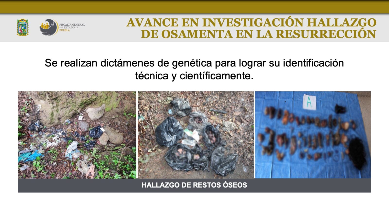 Investigación de El Caníbal de La Resurrección. Fuente: FGE Puebla