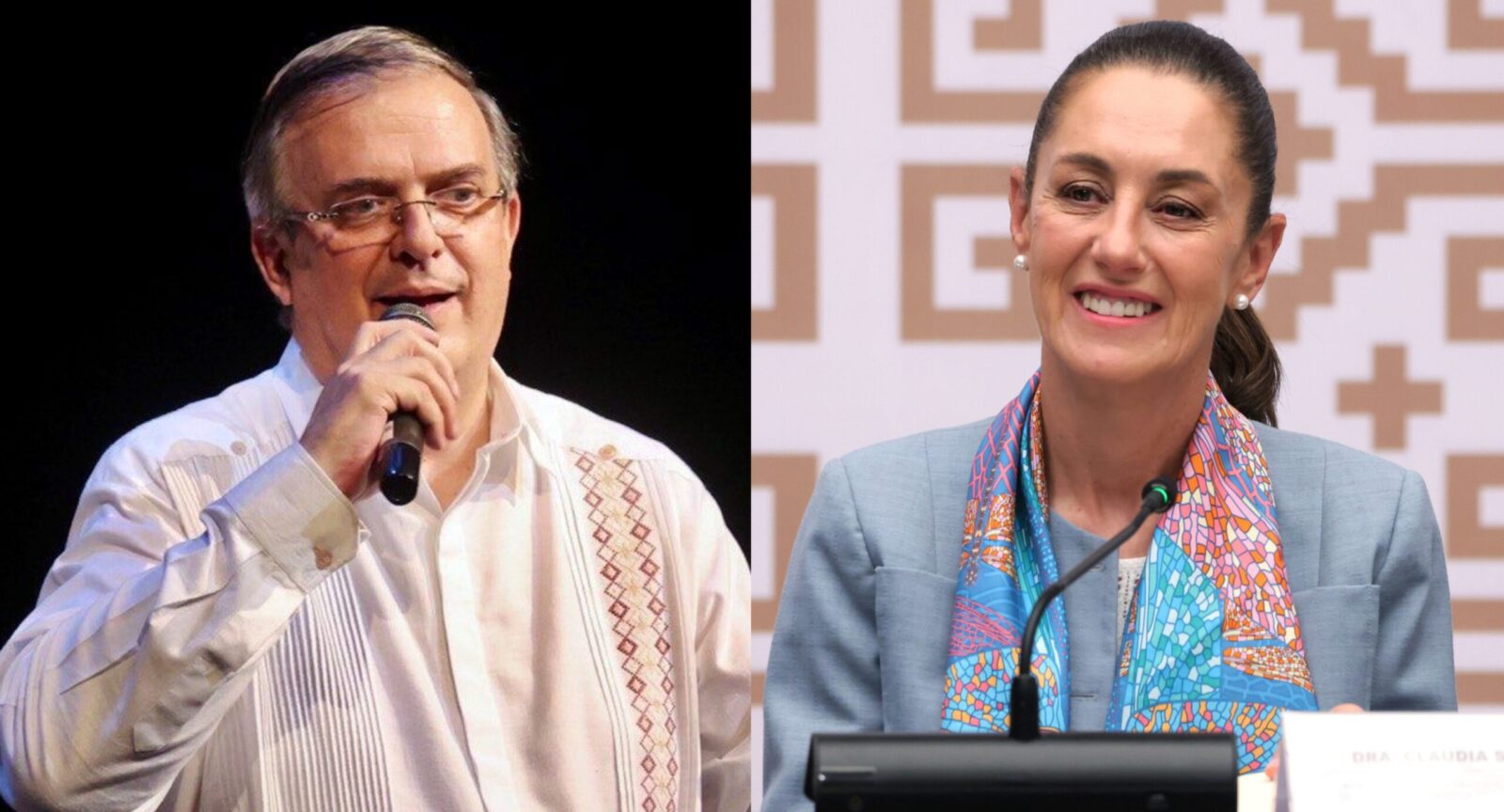 Marcelo Ebrard y Claudia Sheinbaum. Foto: Cortesía