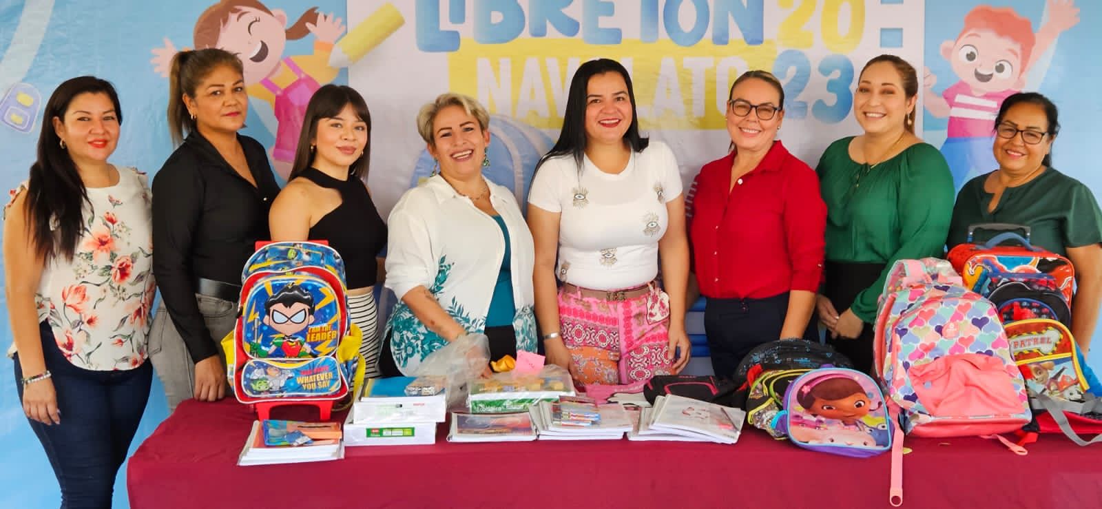 Margoth Urrea inaugura colecta de útiles escolares LIBRETÓN NAVOLATO 2023