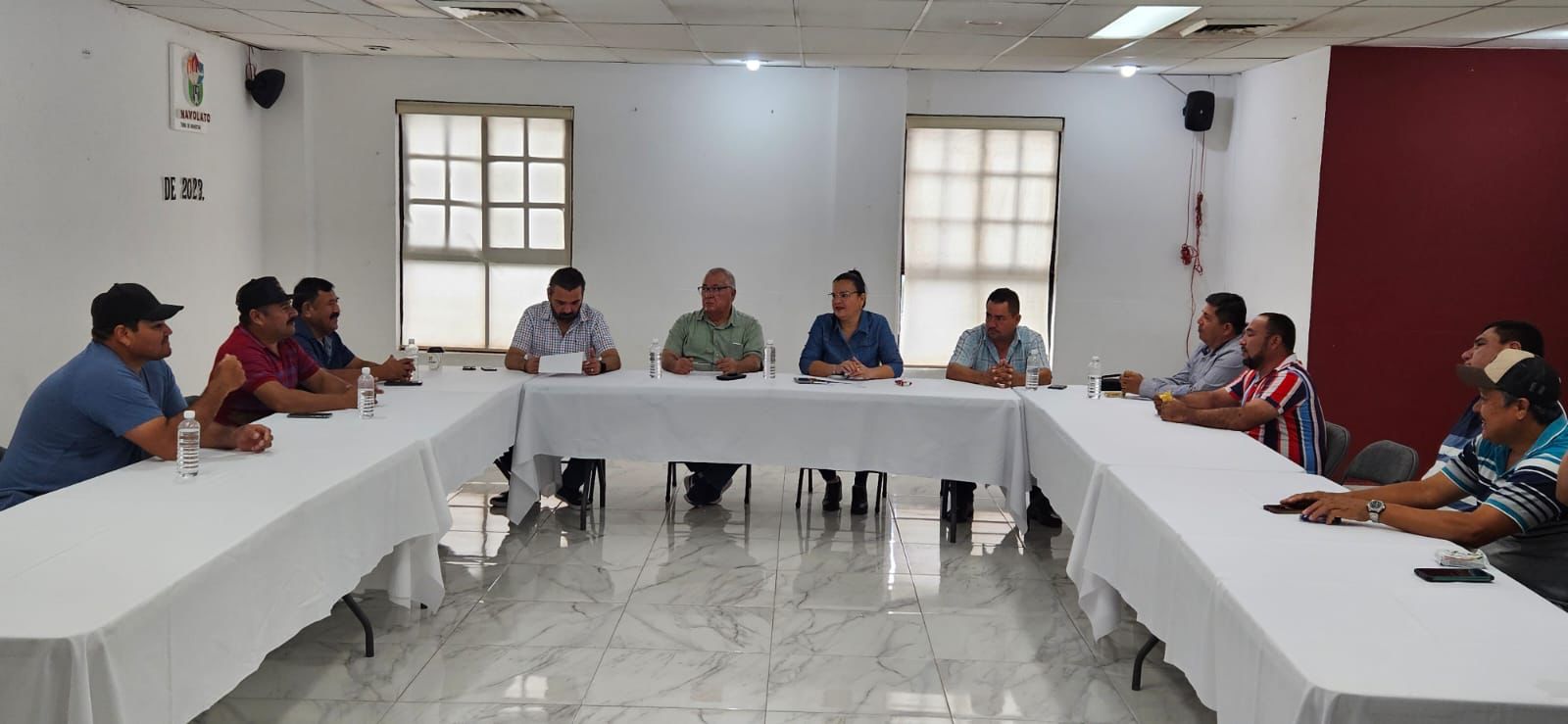 Margoth Urrea se reúne con pescadores