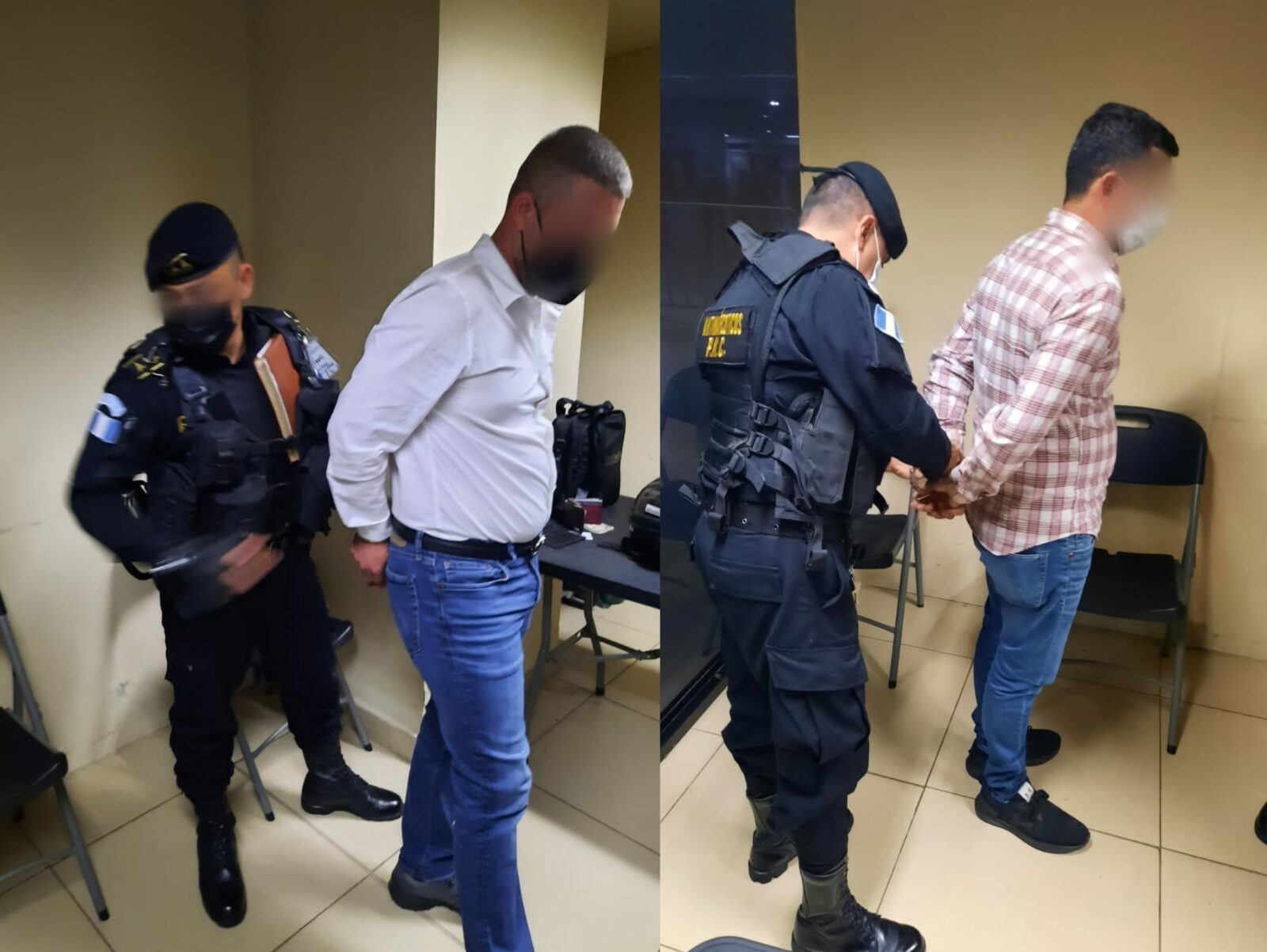Mario Castro y Melecio Medina mexicanos detenidos en Guatemala. Foto: Cortesía