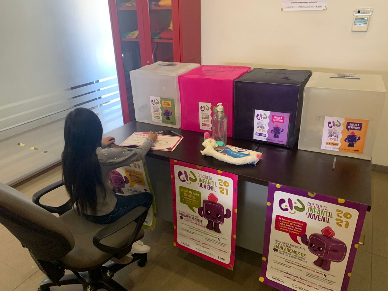 Más de 145 mil sinaloenses participaron en la Consulta Infantil y Juvenil del INE (cortesía)