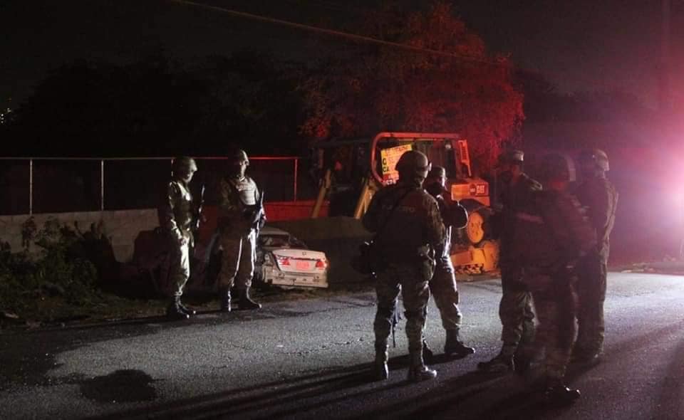 Operativo donde se detuvo a 'El Wicho' Garibay y otros presuntos miembros de 'Los Chapitos'. Foto: Cortesía
