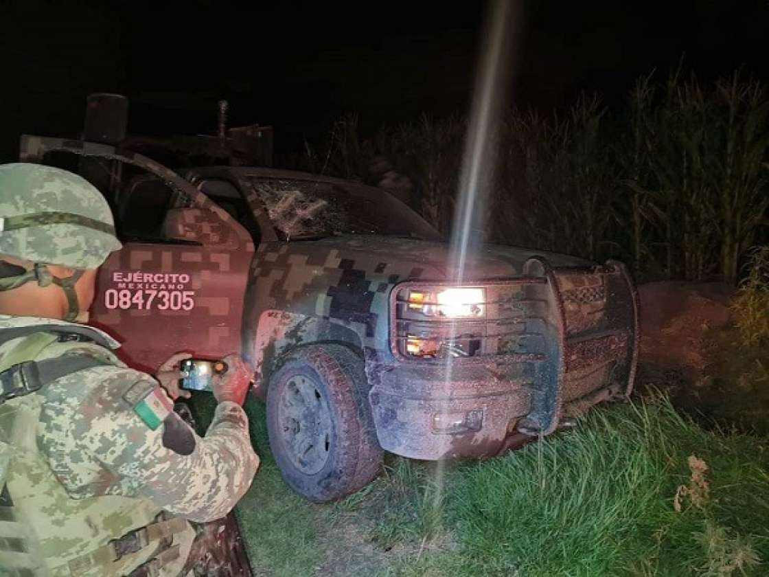 Patrullaje de militares en Hidalgo. Foto: Cortesía