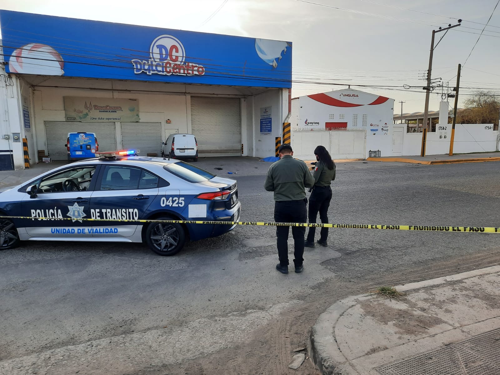 Peaton fue atropellado en Culiacán. Foto: Miguel Urías
