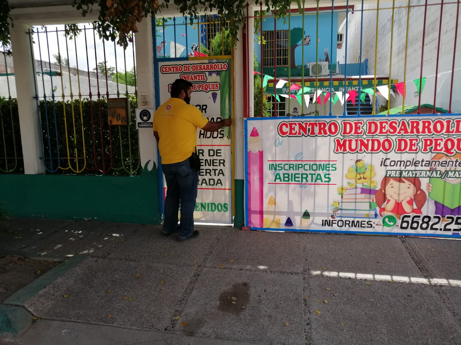 Protección Civil Estatal y Municipal supervisan estancias infantiles en Los Mochis (cortesía)