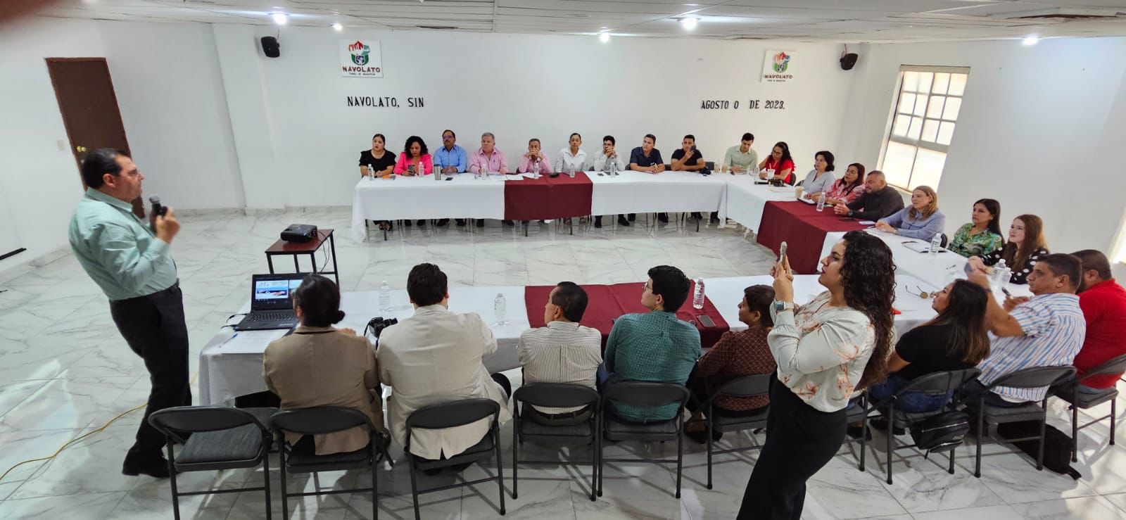 Recibe la alcaldesa Margoth Urrea a síndicos procuradores de Ayuntamientos de Sinaloa
