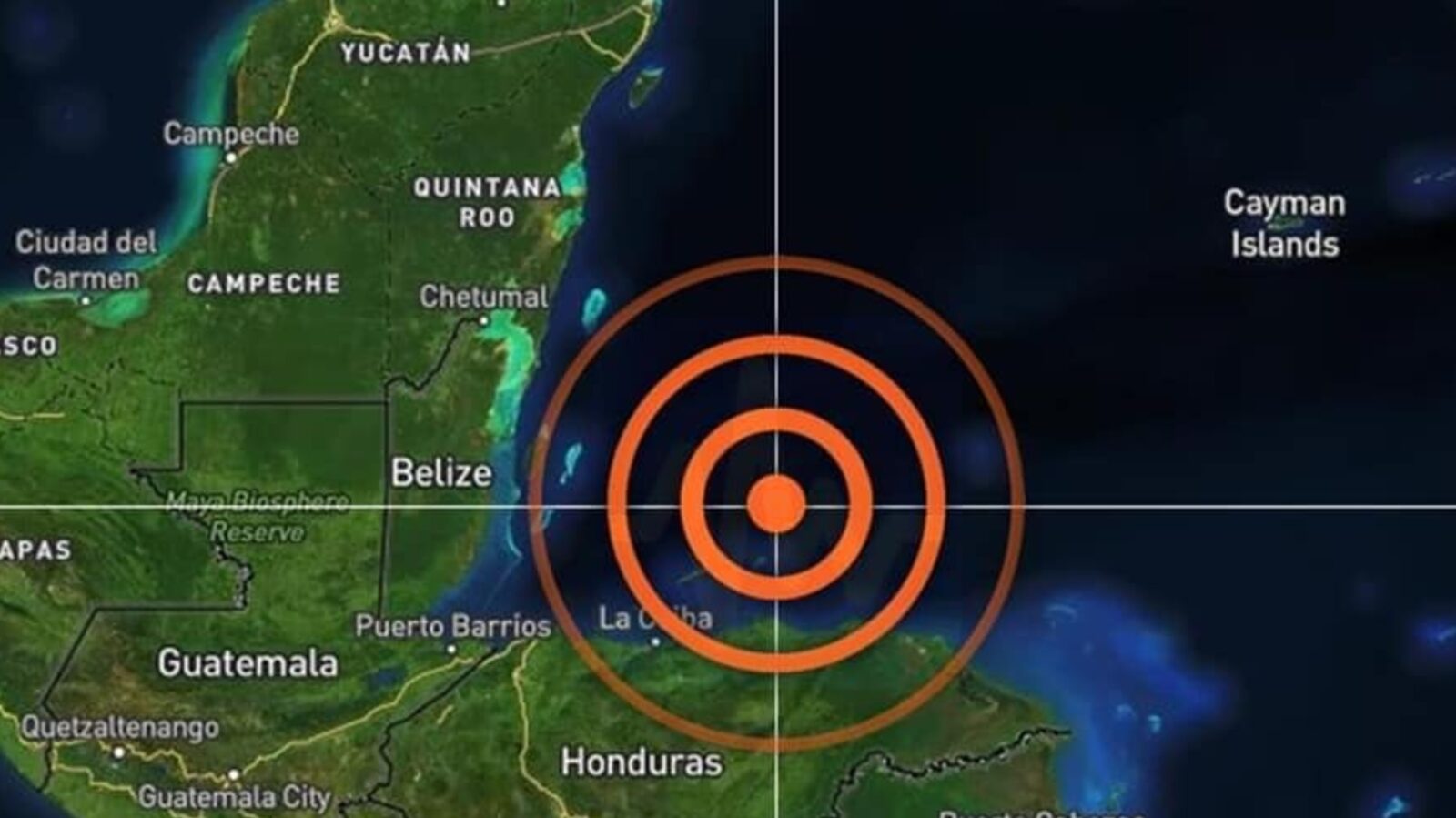 Sismo en Honduras. Foto: Cortesía