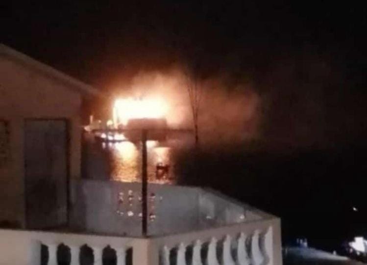 Topolobampo la fuga de gas, aparentemente amoniaco