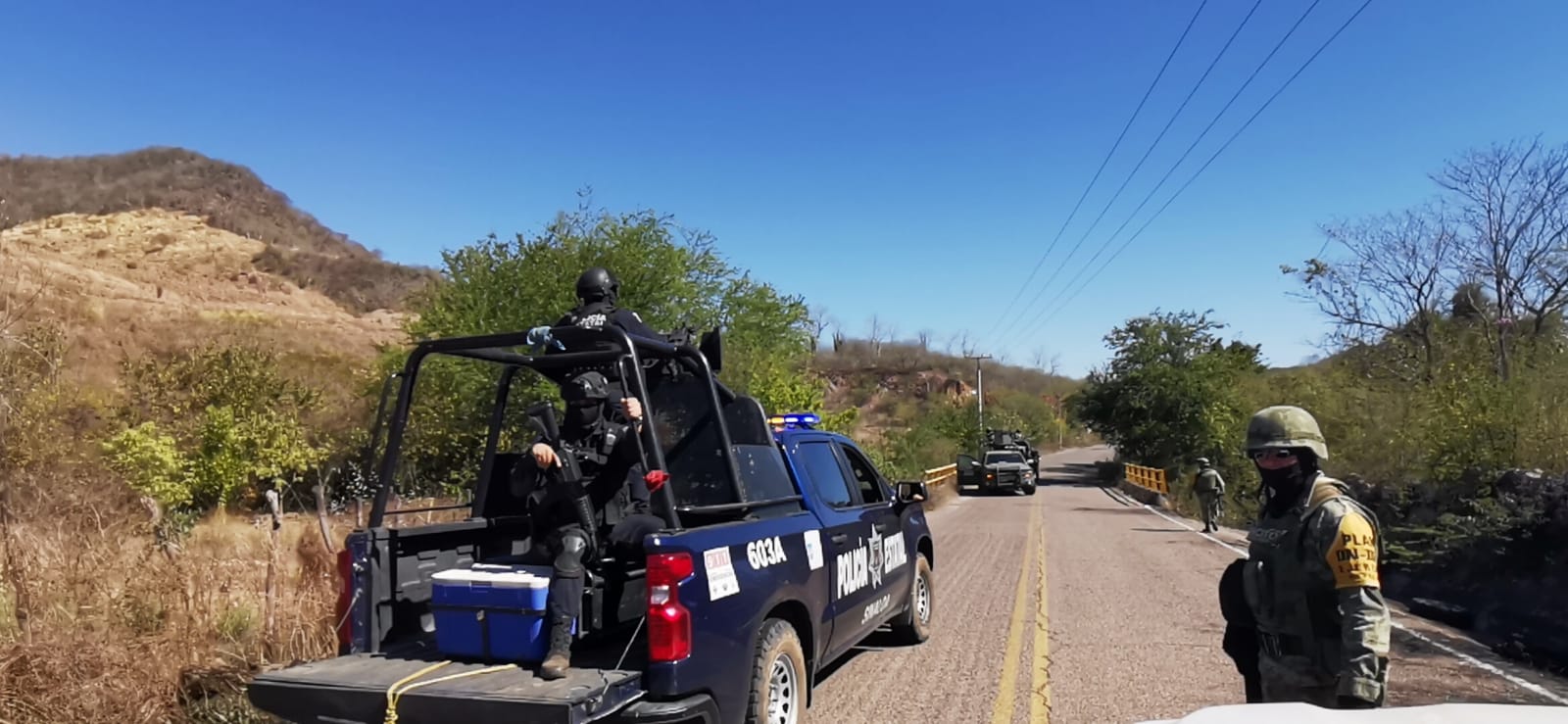 Un presunto delincuente herido, el saldo de enfrentamiento entre elementos del Ejército y armados en Tepuche