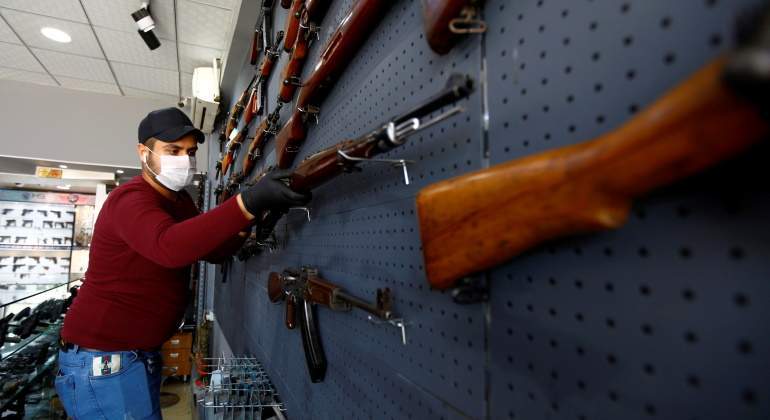 Venta de armas en Estados Unidos. Foto: Cortesía