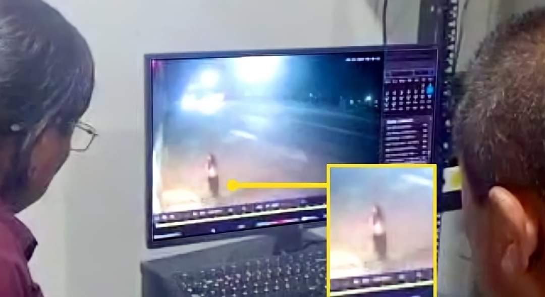 Video muestra a Debanhi en las afueras de una empresa en Nuevo León. Foto: Cortesía